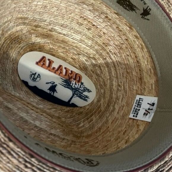 Alamo UNISEX Hearn Palm Straw Western Cowboy Hat main image 4